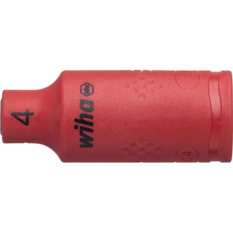 Wiha Inserto per chiave a tubo, isolato Esagono esterno 1/4" 4.0 mm (43088)