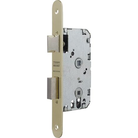 Serrure de porte en acier laiton 50 mm (1/4)