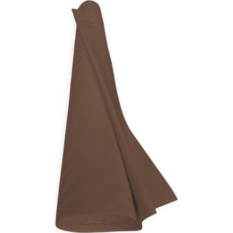 Tessuto Vertigo Tenda da Sole Impermeabile 100% – Poliestere H 150 cm, Venduto a Metro – Ideale per Esterni, Gazebo, Verande Marrone unito