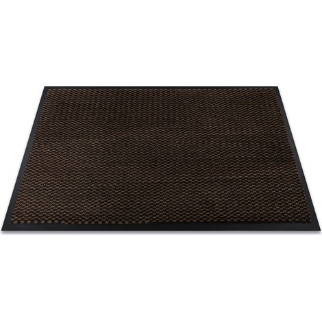 Türmatte TEXAS 456 rutschfest, Drinnen, Draußen, gummi - braun brown 40x60 cm