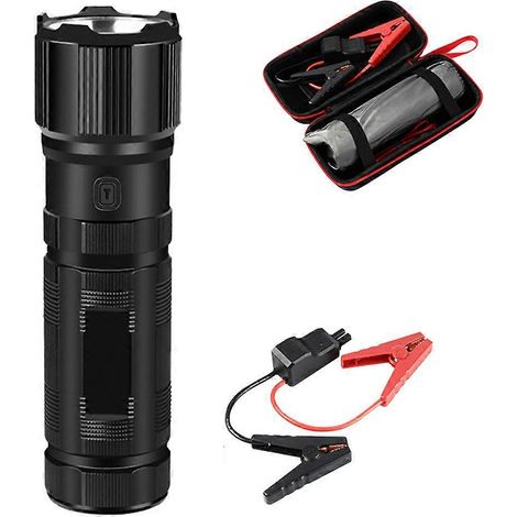 Chargeur de démarrage d'urgence pour voiture, protection intelligente, sécurité efficace, puissance de secours portable. (1/4)