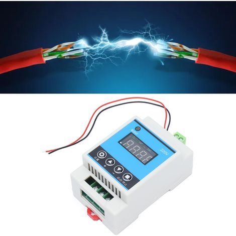 YYC-9 30A Hochleistungs-Zeitverzögerungs-Zyklusrelaismodul mit Gehäuse und Zeitverzögerungsschalter (220V AC) (1/5)