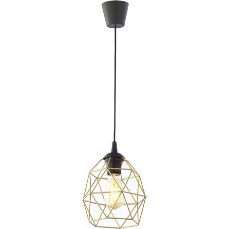 Lámpara colgante Galaxy negra/dorada 3456 TK Lighting
