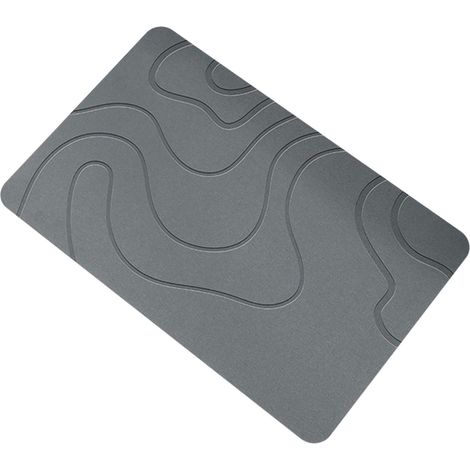 Tapis De Bain En Terre Diatomée - Antidérapant Rapide À Sécher - Pour Salle De Bain Et Entrée - 60 x 40 cm - Lot De 1 (1/5)