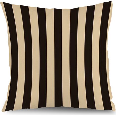 Housse de coussin carré symétrique, décoration intérieur élégant,45×45cm (1/5)