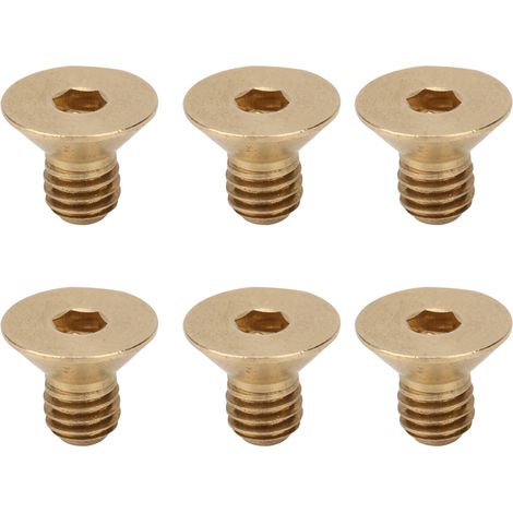 Innensechskant-Senkkopfschrauben aus reinem Kupfer, 50er-Packung, M5 x 8 mm, Flachschrauben für Heimwerkerarbeiten und Reparaturen (1/5)