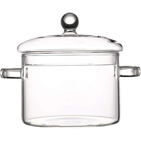 1,5L verre Suppentopf avec couvercle et double poignée pour légumes et Nudeln (1/5)