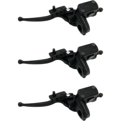 3x linker Bremshebel 50/70/90/110/125/150 cm³ für ATV/Quad/Motorrad (1/5)