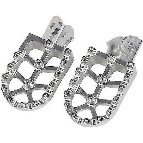 Fußrasten für Honda CRF 150F und CRF 230F (Baujahre 2005–2020) – Silber (1/5)