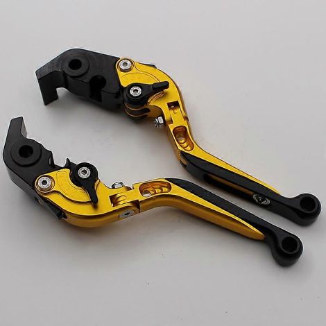 Convient aux motos MV Agusta/Agusta F4 RR/F4 RC, cornes de frein modifiées pour guidon (1 paire dorée) (1/5)
