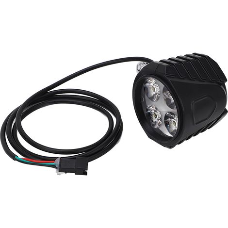 10-Zoll-Scheinwerfer für Elektroroller, universell 12-72V, Hupe und Scheinwerfer 2 in 1 für Elektrofahrräder, Fahrzubehör inklusive. (1/5)