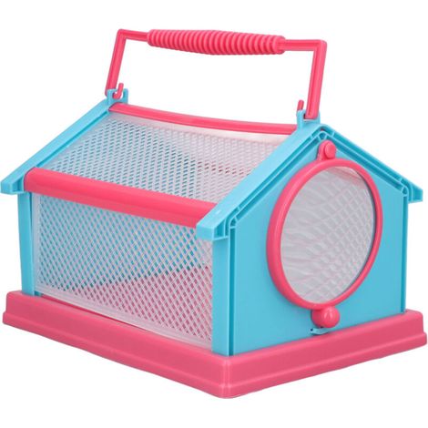 Boîte à insectes portable avec poignée. couvercle respirant et ventilé. piège à insectes facile à observer pour l'exploration de la nature (1/5)