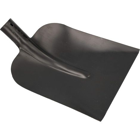 KOTARBAU Pelle de jardin robuste de 270 x 244 mm pour manche de 38 mm de diamètre - Pelle en acier pour ramasser les aliments en vrac sans lame