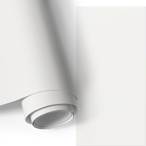 Möbelfolie - Klebefolie für Möbel - Selbstklebende - Deko-Folie für Küche Schrank Tisch & Fensterbank - Hellgrau 65x130 cm