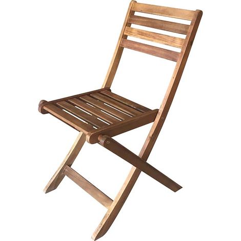 Sedia Amalfi pieghevole in acacia FSC