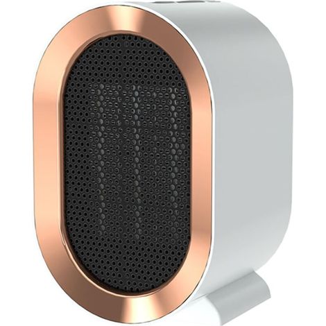 Energy-efficient 1200W ceramic fan heater for bedroom, bathroom, living room, with overheat protection