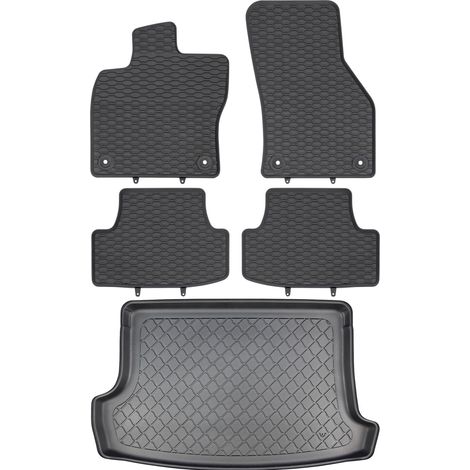 Set di tappetini in gomma per auto e tappetino per bagagliaio per Volkswagen T-Roc SUV dal 12/2017