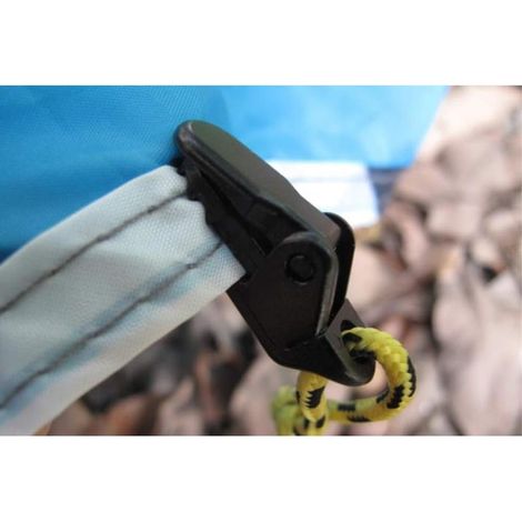 Accessoires pour kiosque, barnum, tonnelle et arche Tente Clips, coupe-vent pour auvent Colliers de serrage Plastique Vent Corde auvents Clip Tente de camping fixe pour extérieur,Lot de 50 Noir-RAPAND (1/3)