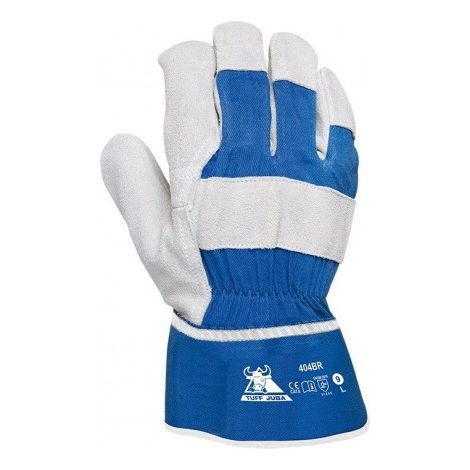 GUANTE SERR/LONA AZ/GR L09 404