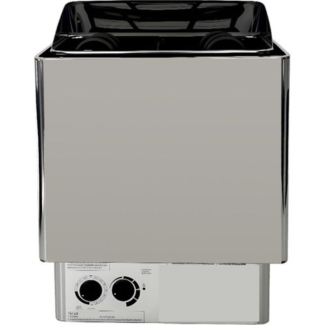 Sauna Salle Sauna poêle ménage Petit Acier Inoxydable Sueur poêle à Vapeur Chauffage équipement de Chauffage hammam Sec chaudière Murale température constante(3k) (1/5)