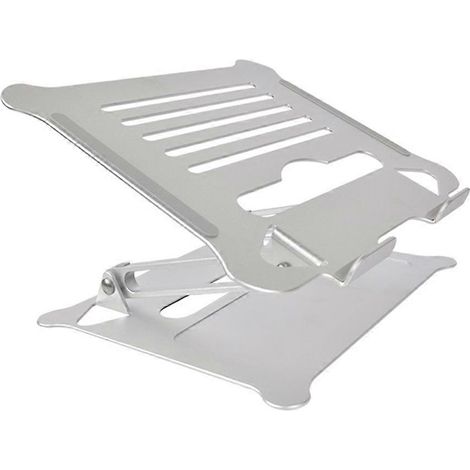 Verstellbarer Laptopständer mit Wärmeableitung, kompatibel mit MacBook Air & Pro, faltbares und leichtes Design für den mobilen Einsatz.