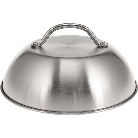 Cloche à hamburger, 22,5 cm, en acier inoxydable (1/4)