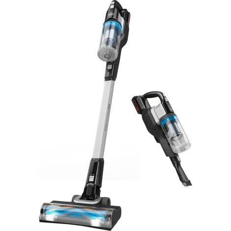 Black e Decker BHFEB520D1 Scopa elettrica batteria Aspirapolvere senza filo Nero Trasparente Bianco (1/5)