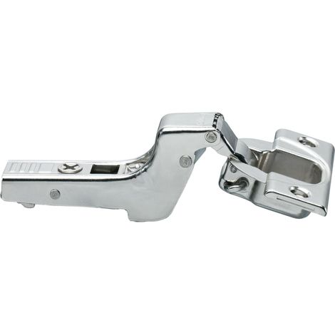 Charnière 110° pour porte en applique - BLUM - A visser - Encastrée - Sans ressort - Nickelé