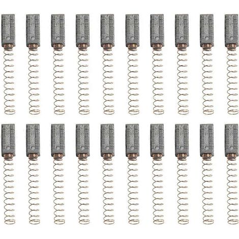 20 Kohlebürsten für Motoren von Druckluft-/Kunststoffschweißgeräten (Triac S/PID, 18 x 6 x 5 mm) – Elektrowerkzeuge (1/5)