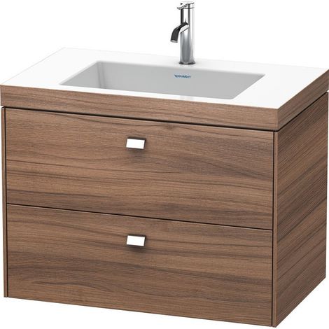 Meuble sous-vasque BRIOSO 613x800x480mm WT Vero Air Gri ch 1 trou de robinetterie