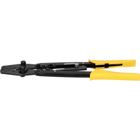 Pince à sertir à cliquet pour cosses et fils, outil manuel, 5,538 mm, 102 AWG, HS38 (1/5)