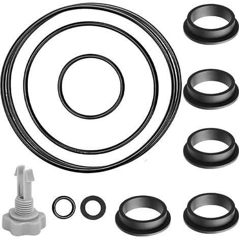 Filtre à Sable de Rechange pour Pompes à Filtre à Sable Intex, Joint Pompe intex, pièces de Rechange 25013, Accessoires de Piscine avec 1 Valve de vidange d'air, 11pcs Joints toriques (1/5)