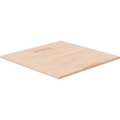 Dessus de table Plateau De Table Plan de travail carré 60x60x1,5 cm Bois chêne massif non traité BZTHBS126167 (1/4)