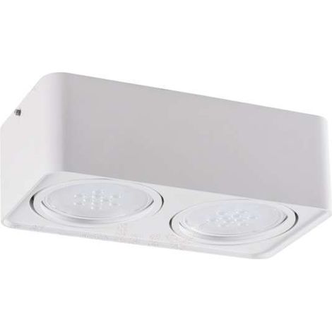 Spot plafonnier Kanlux TUBEO blanc 2x ES111 25W alu (1/5)