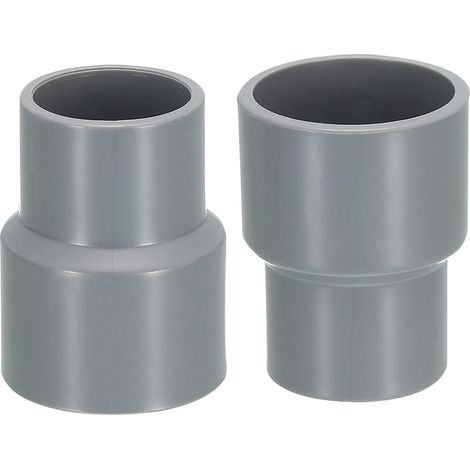2 Paquet Pvc Tuyau Raccords Connecteurs (25mm et 32mm Id) Eau Tuyau Adaptateurs, Réduction Accouplement Douille, Appliquer à Externe/Jardin (1/5)