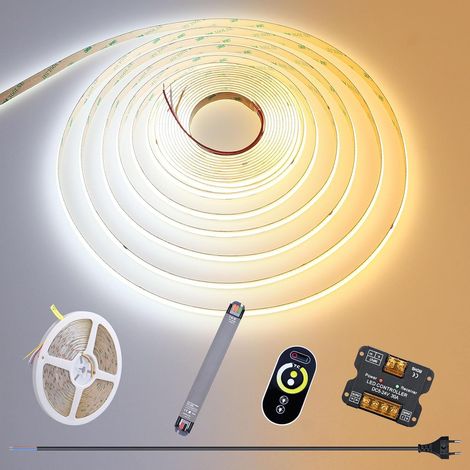 24V 10M Tunable Blanc CCT COB LED Ruban 2700-6500K Dimmable (1/5)