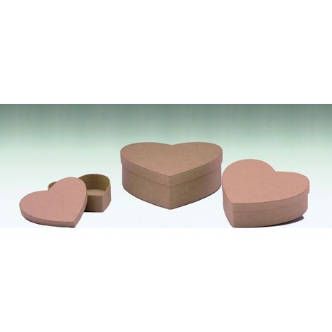 Glorex Herz-Box/Pappe 120 x 120 x 38 mm Pappartikel