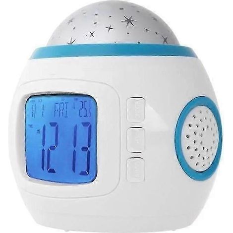 Lampe projecteur de ciel étoilé pour le sommeil des enfants, réveil musical pour la chambre à coucher, mobilier de maison (1/5)