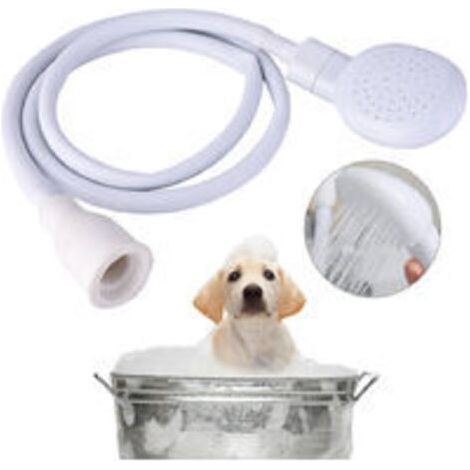 Soffione doccia portatile per lavare il pelo del cane, soffione flessibile per lavandini, doccetta a mano con tubo flessibile, facile da installare.