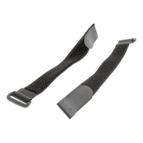 Serre-fils velcro RS PRO Noir, 310mm 20 mm Ruban ( Prix pour Bobine de 5 Mètres )