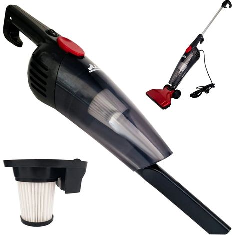 Scopa Elettrica Ciclonica 2 in 1 con Filtro HEPA Lavabile, 600W