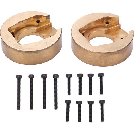 Paire de contrepoids en laiton pour jante intérieure de roue, pièces de rechange pour voiture tout-terrain Absima Sherpa 1/10 (1/5)