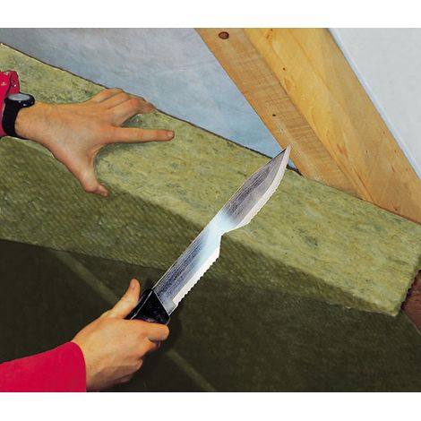 Rockwool Dämmstoffmesser Klinge 30 cm, Wellenschliff Dämmstoffe