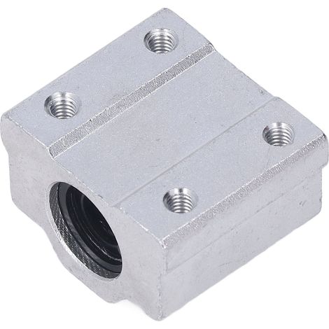 Lot de 8 glissières à billes linéaires en alliage d'aluminium faible friction pour axe SCS8UU imprimante 3D CNC (1/5)