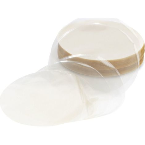 Almohadillas de aluminio para prensa de hamburguesas, diámetro 100 mm - 2122 unidades.