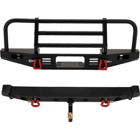 RC-Car Metall-Frontstoßstange mit LED-Licht und Heckstoßstange (1/5)