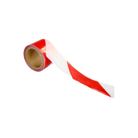 Ruban haute résistance 65mmx100m Rouge/Blanc - 3075014
