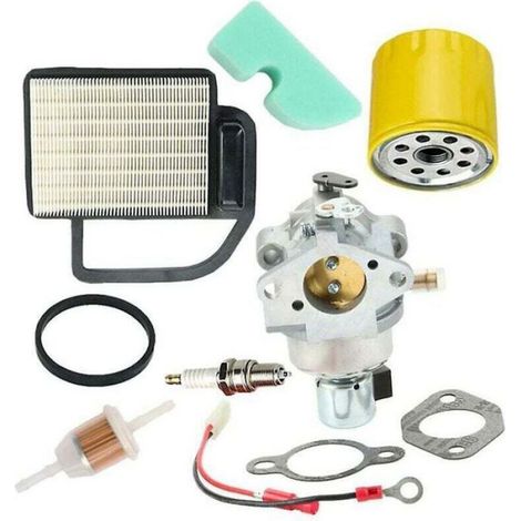 Carburateur - Pour Moteur Kohler Courage SV470 - 15 Cv À 19 Cv - Compatible Tondeuse Tracteur Motoculteur - Kit Complet Avec Filtre Et Bougie - 1 Pièce (1/4)