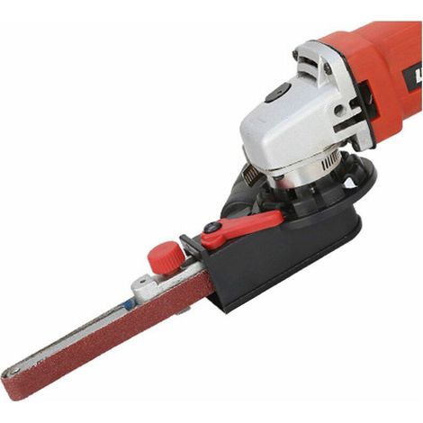 Multifonction Mini bricolage ponceuse bande de ponçage adaptateur bande ponceuse à bande pour 115mm 4.5 "et 125mm 5" meuleuse d\'angle électrique (1/5)