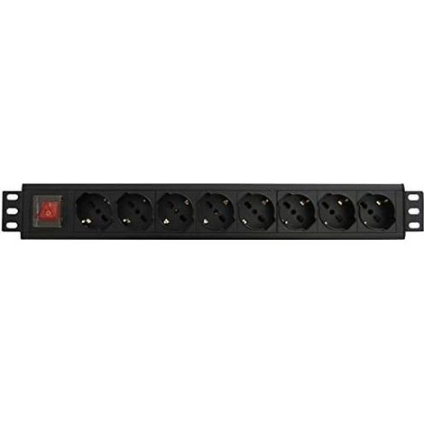 wp WPN-PDU-G01-08 Steckdosenleiste schwarz 8 Ausgänge Rack